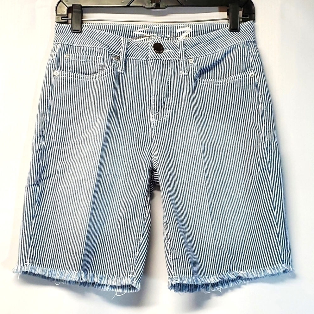 7 Seven Denim Sunset Bermuda Shorts - Picture 4 of 8